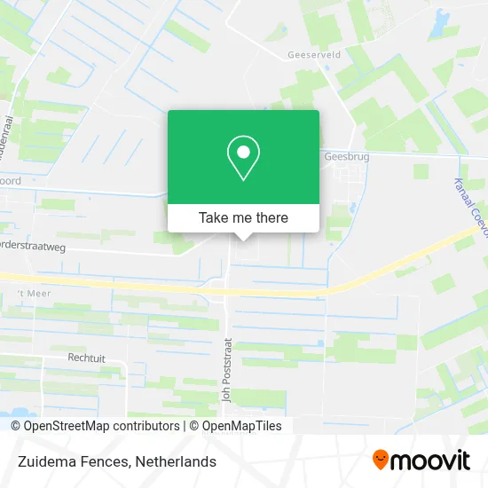 Zuidema Fences map