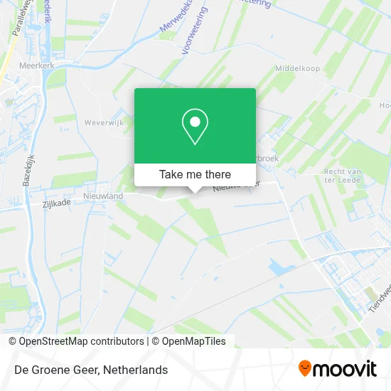 De Groene Geer map
