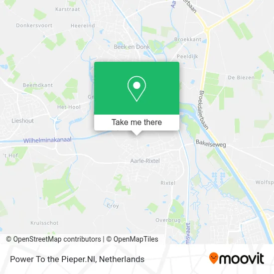Power To the Pieper.Nl map