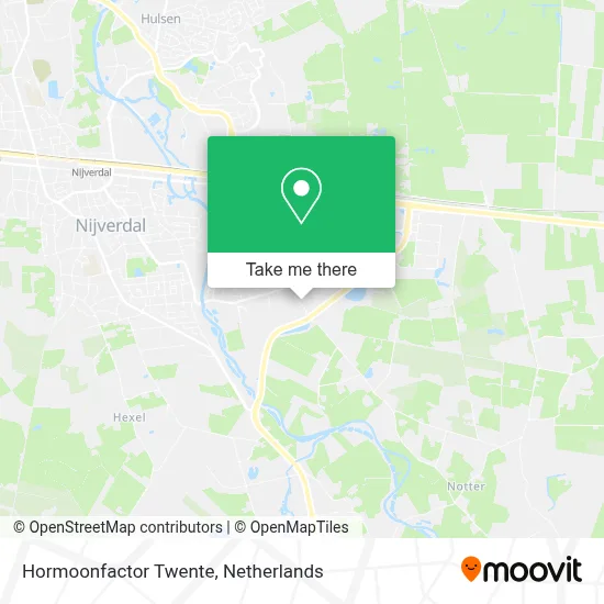 Hormoonfactor Twente map