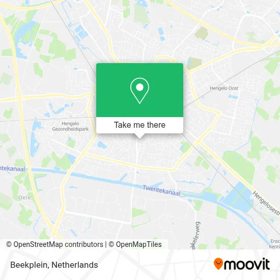 Beekplein map