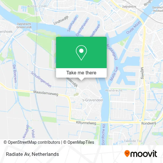 Radiate Av map