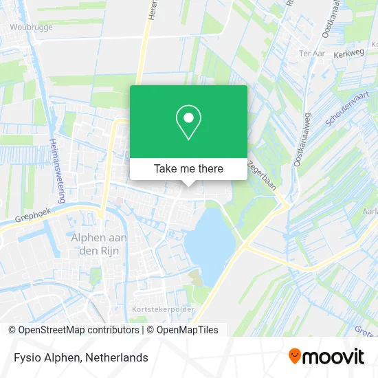Fysio Alphen map