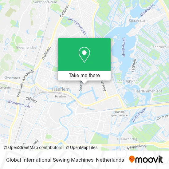 Global International Sewing Machines map