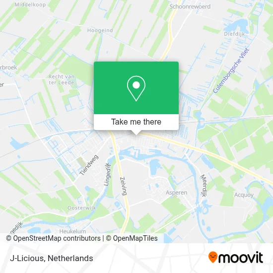 J-Licious map