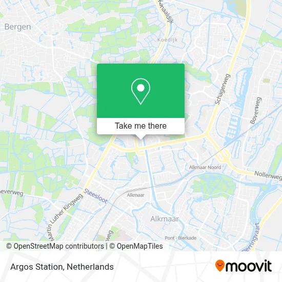 Argos Station map