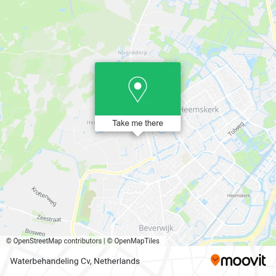 Waterbehandeling Cv map