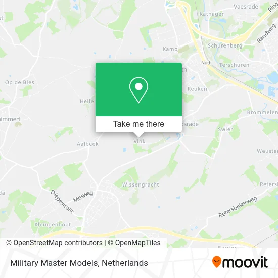 Military Master Models map
