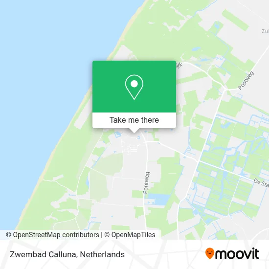 Zwembad Calluna map