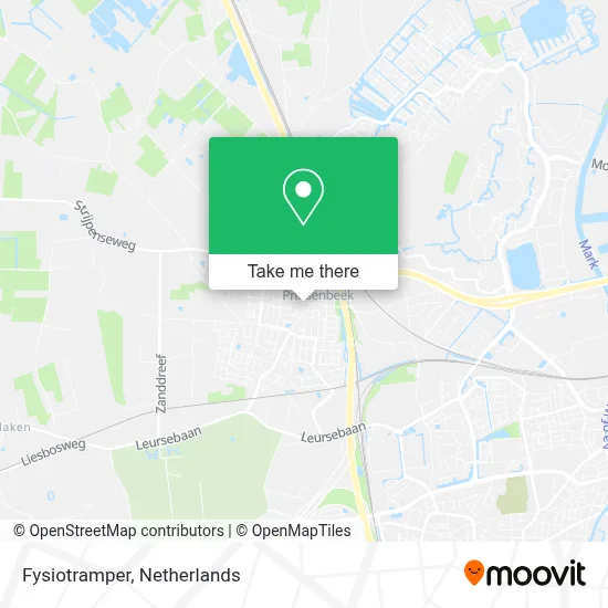 Fysiotramper map