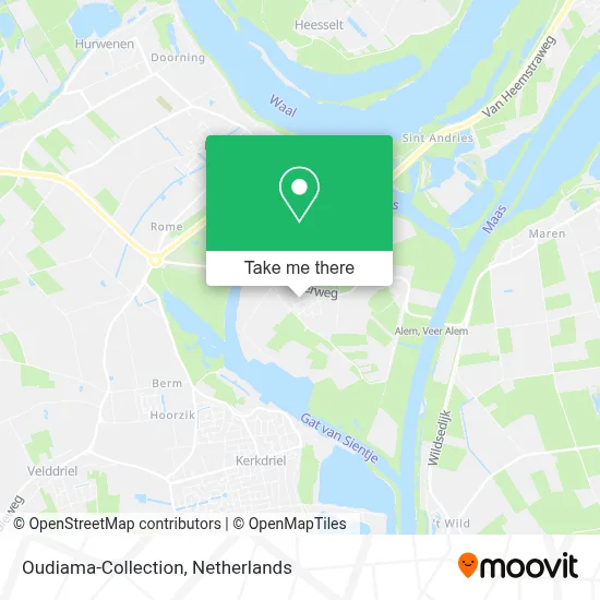 Oudiama-Collection map
