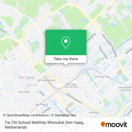 Tai Chi School Matthijs Winnubst Den Haag map