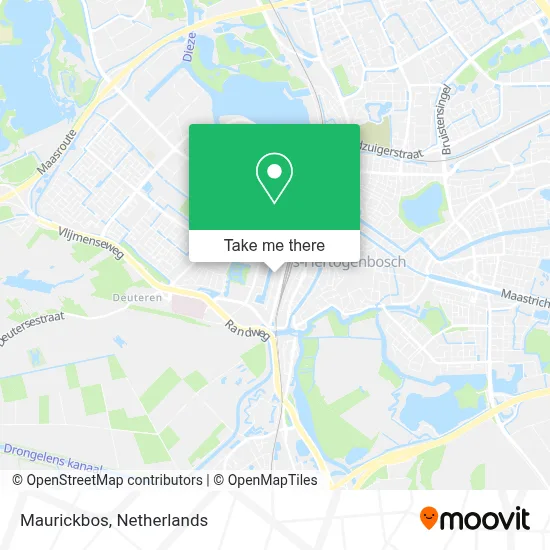 Maurickbos map