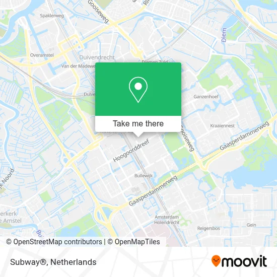Subway® map