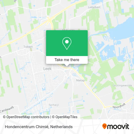 Hondencentrum Chimié map