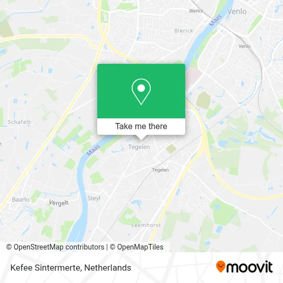 Kefee Sintermerte map