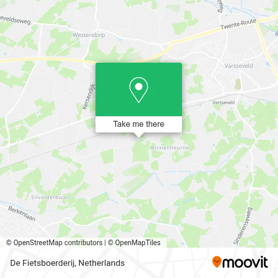 De Fietsboerderij map