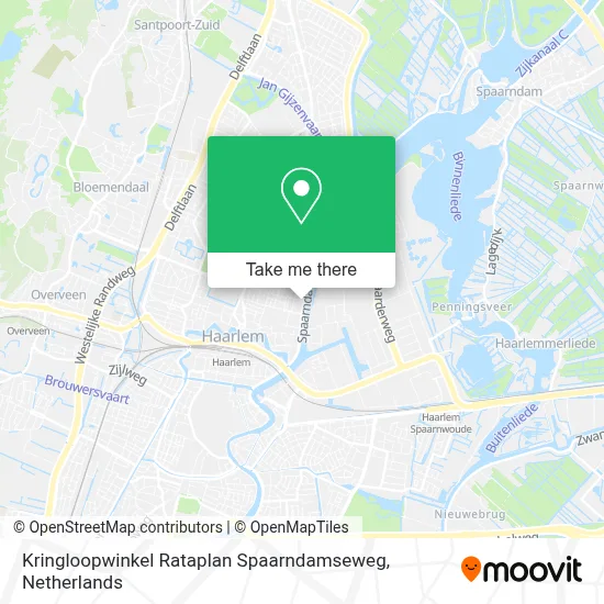 Kringloopwinkel Rataplan Spaarndamseweg map