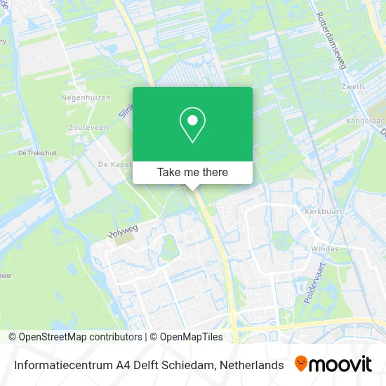 Informatiecentrum A4 Delft Schiedam map