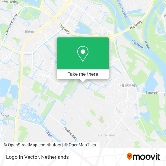 Logo In Vector map