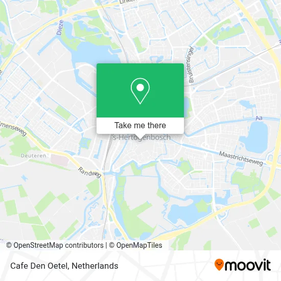 Cafe Den Oetel map