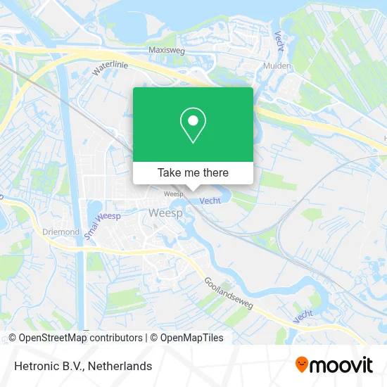 Hetronic B.V. map