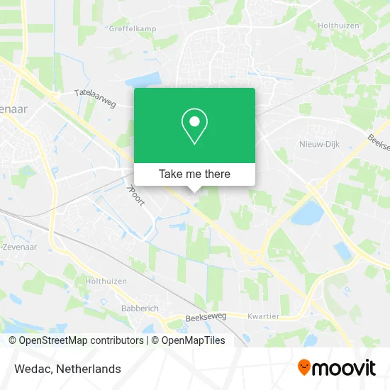 Wedac map