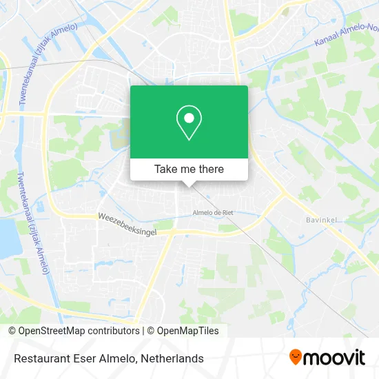 Restaurant Eser Almelo map