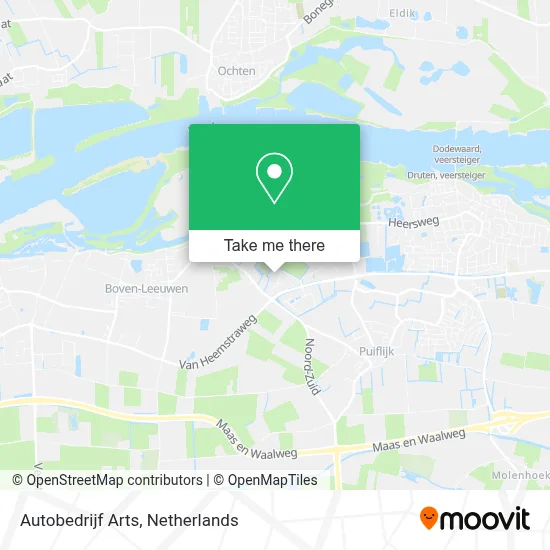 Autobedrijf Arts map