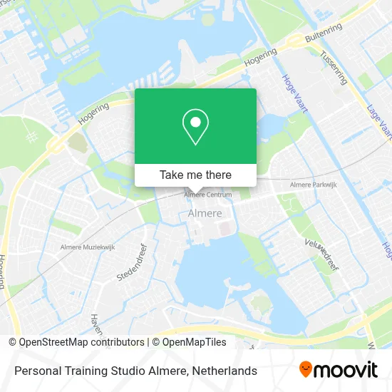 Personal Training Studio Almere map