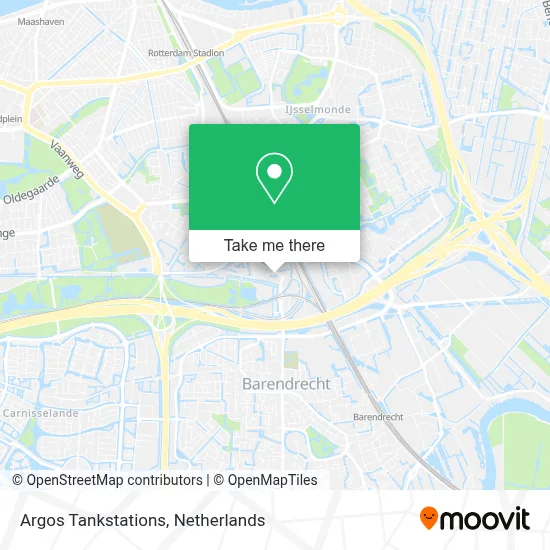 Argos Tankstations Karte