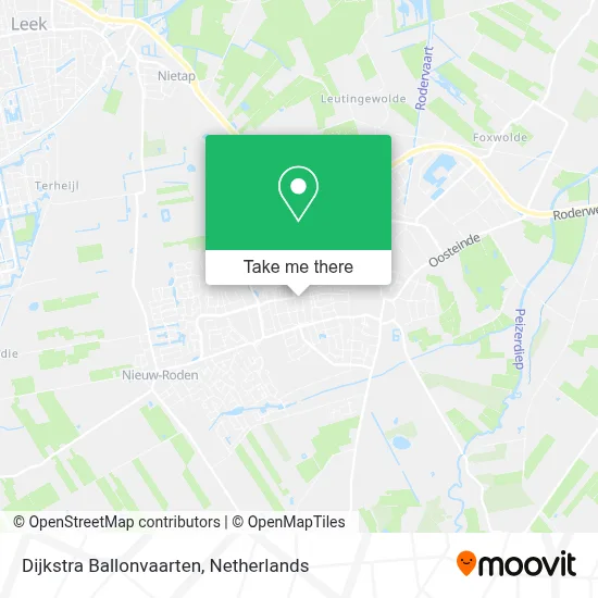 Dijkstra Ballonvaarten map