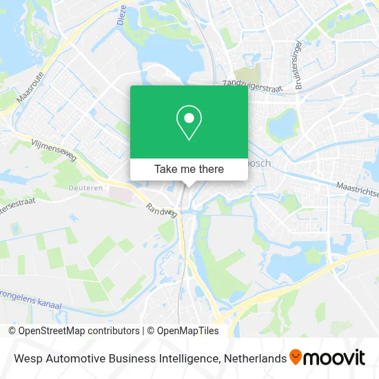 Wesp Automotive Business Intelligence map