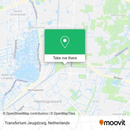 Transferium Jeugdzorg map