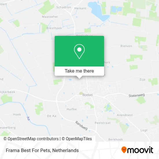 Frama Best For Pets map
