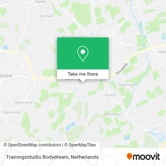 Trainingsstudio Bodydream map