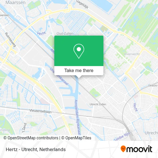 Hertz - Utrecht map