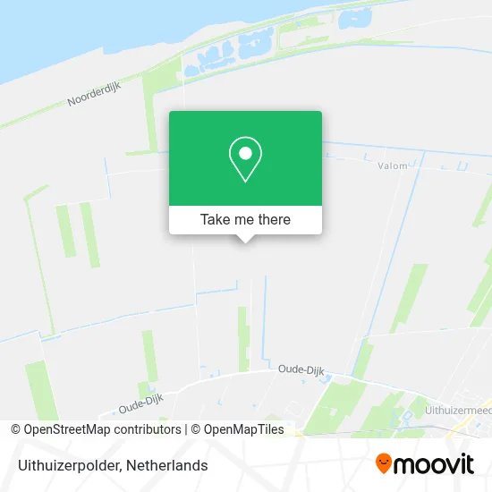 Uithuizerpolder map