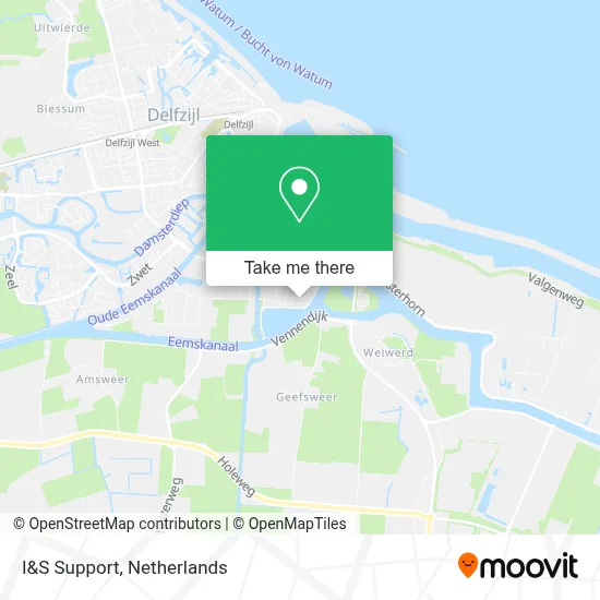 I&S Support map