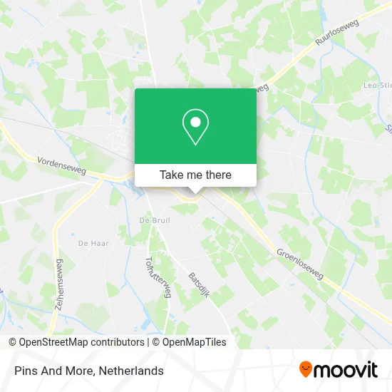 Pins And More map
