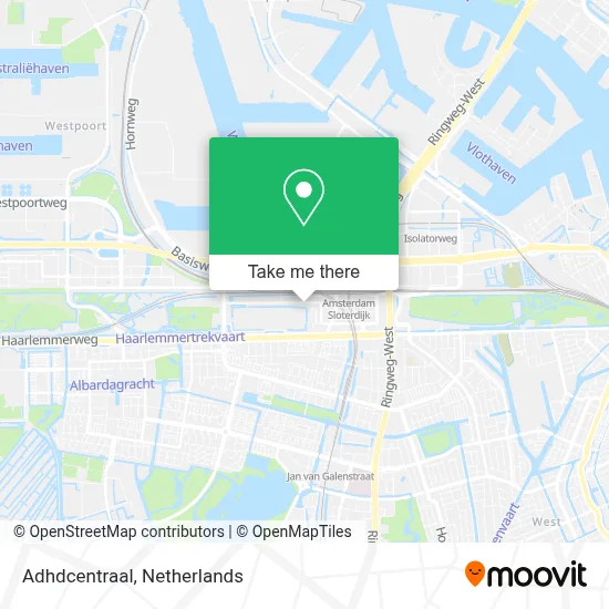 Adhdcentraal map