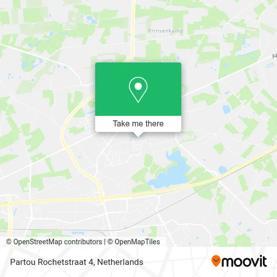 Partou Rochetstraat 4 map