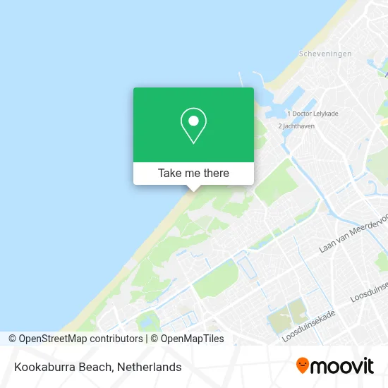 Kookaburra Beach map