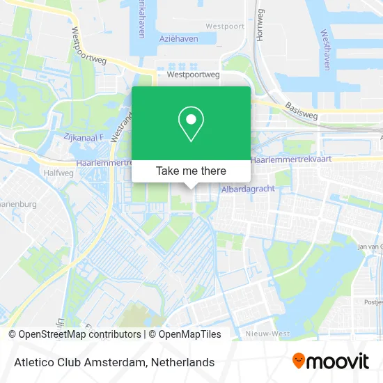 Atletico Club Amsterdam map