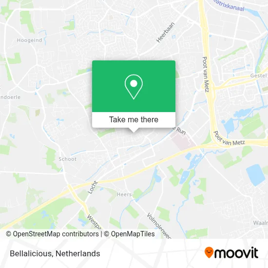 Bellalicious map