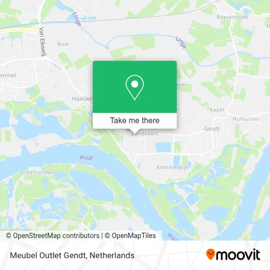 Meubel Outlet Gendt map