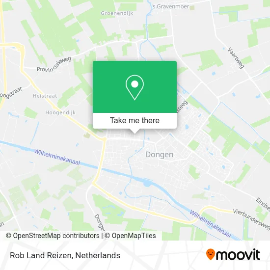 Rob Land Reizen Karte