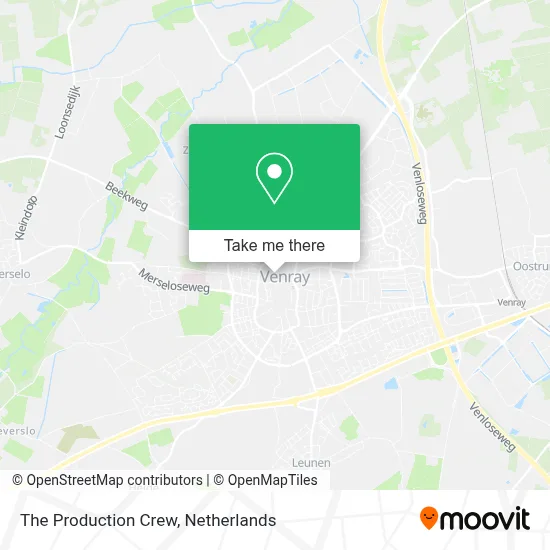 The Production Crew map