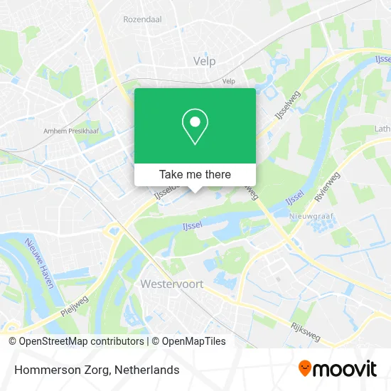 Hommerson Zorg map