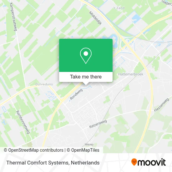 Thermal Comfort Systems map